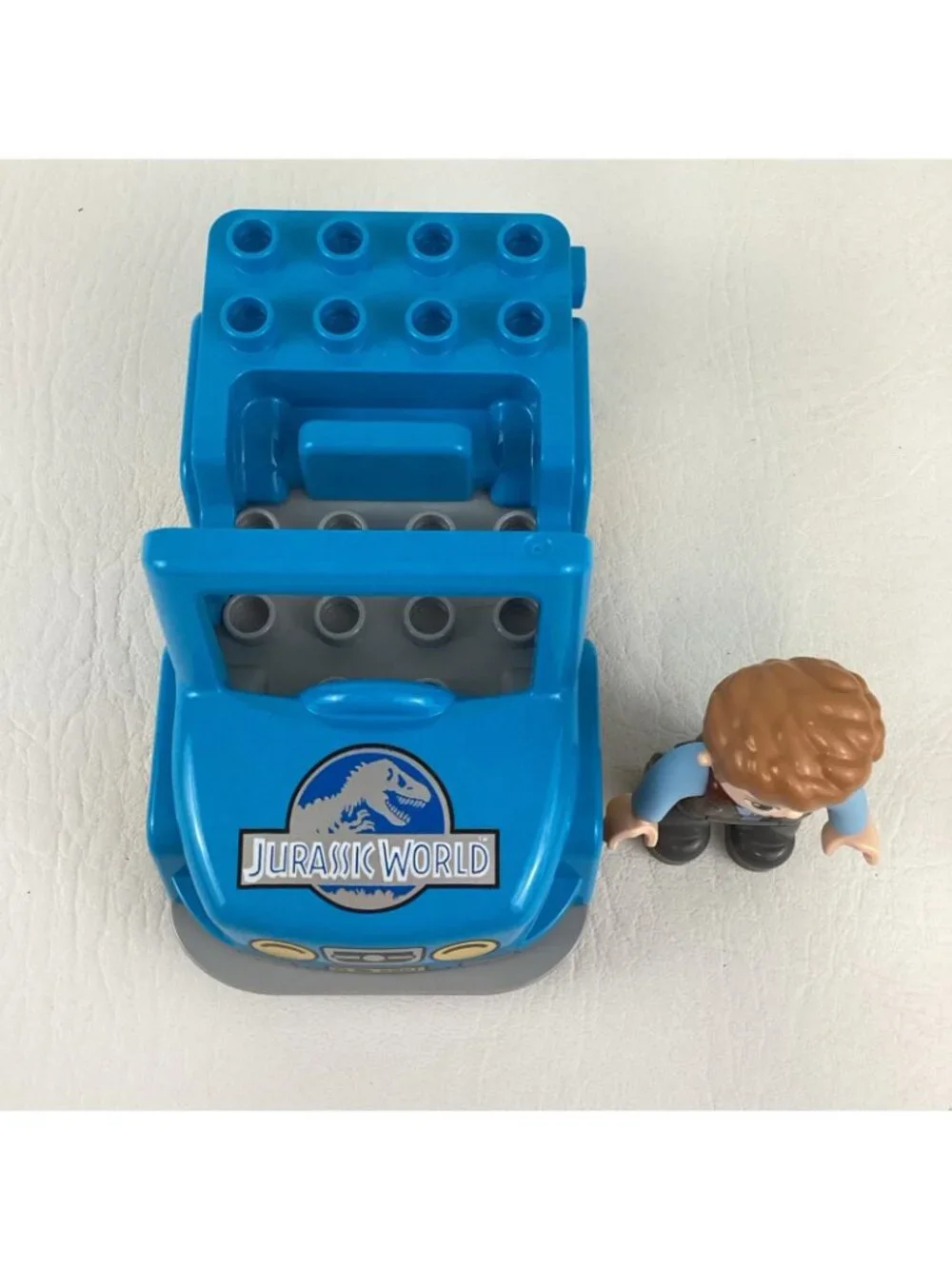 Lego Duplo Jurassic World Blue Truck Owen Grady MiniFigure Jeep 2012 Toy Lot